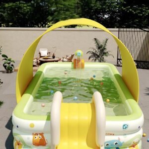 Inflatable swimming pool children's home swimming pool baby play pool adult outdoor large courtyard folding water slide
