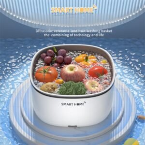 Ultrasonic vegetable washing machine purifier household vegetable washing machine automatic food residue removal portable fruit washing machine