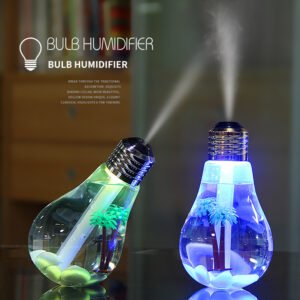 New bulb humidifier bedroom with small large fog spray desktop air humidifier humidifier