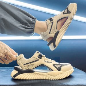 Men's summer trendy sandals for outdoor sports, lightweight driving, beach wading, baotou hole slippers