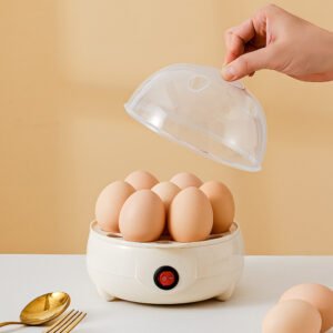 Multifunctional mini household electric egg steamer egg cooker automatic power off to prevent dry burning