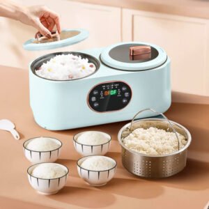 Double pot rice cooker multifunctional mandarin duck rice cooker electric hot pot smart electric cooker