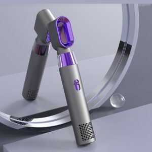 Blue light negative ion leafless hair dryer 5 in 1 hot air comb curly hair styling comb