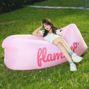 Outdoor portable lazy inflatable sofa water beach grass park air bed sofa